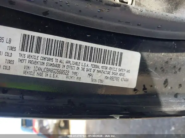 1C4NJCBA0GD568522 2016 JEEP COMPASS - Image 8