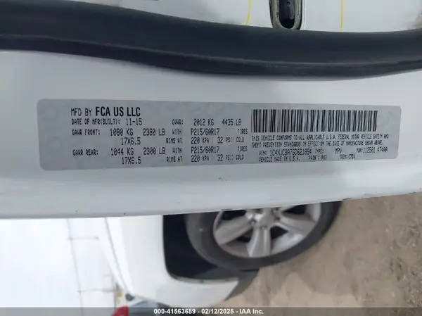 1C4NJCBA7GD621894 2016 JEEP COMPASS - Image 8