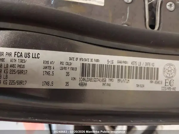 1C4NJDAB1GD741058 2016 JEEP COMPASS - Image 8