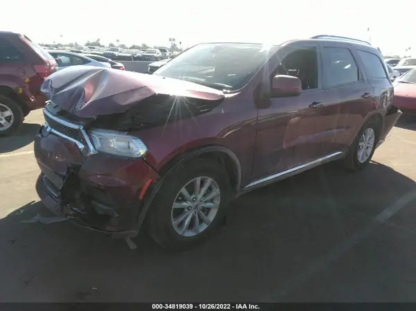 1C4RDHAG5NC102180 2022 DODGE DURANGO - Image 2
