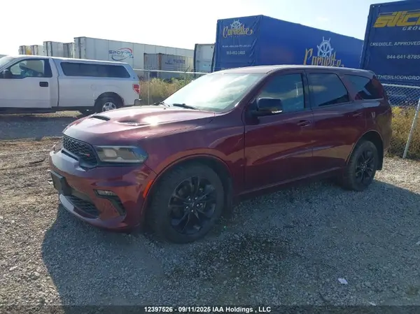 1C4RDJDG8NC183467 2022 DODGE DURANGO - Image 2