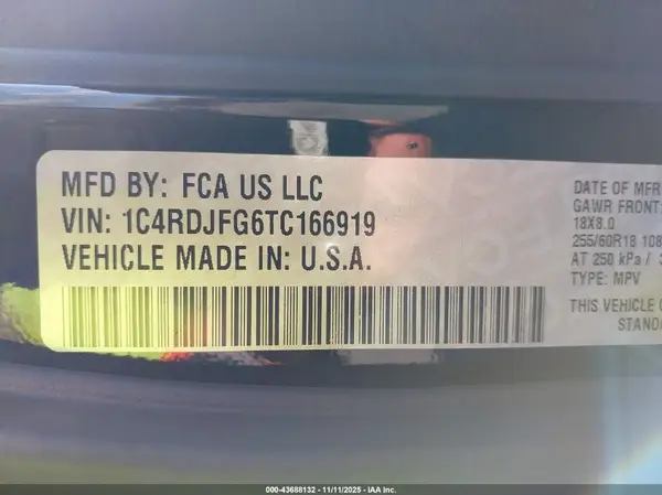 1C4RDJFG6TC166919 2026 DODGE DURANGO - Image 5