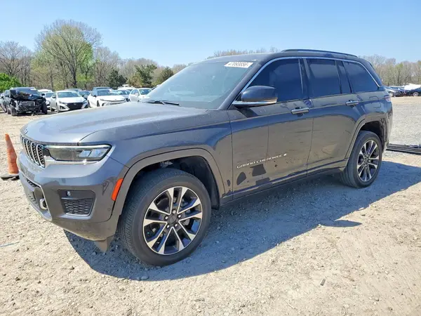 1C4RJHDG7N8594797 VIN - 2022 JEEP GRAND CHEROKEE OVERLAND BLACK