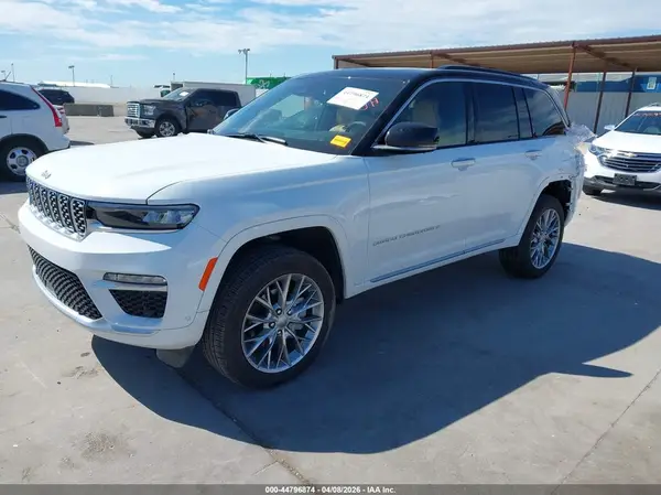 1C4RJHEGXS8689848 VIN - 2025 JEEP GRAND CHEROKEE SUMMIT 4X4 WHITE