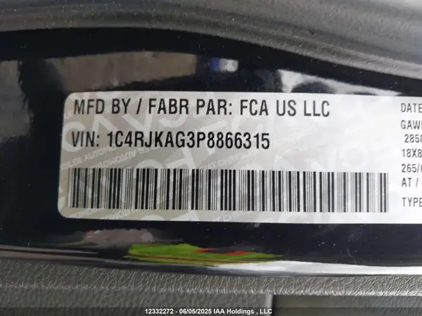 1C4RJKAG3P8866315 2023 JEEP GRAND CHEROKEE - Image 8