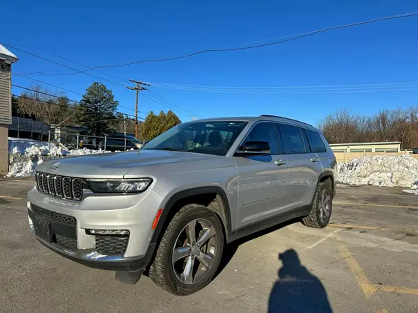 1C4RJKBG1M8121301 VIN - 2021 JEEP GRAND CHEROKEE L LIMITED SILVER