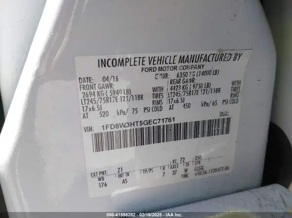1FD8W3HT5GEC71761 2016 FORD F350 - Image 8