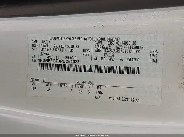 1FDRF3GT3PEC64023 2023 FORD F350 - Image 8