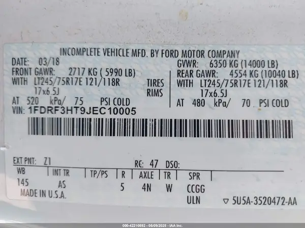 1FDRF3HT9JEC10005 2018 FORD F350 - Image 8
