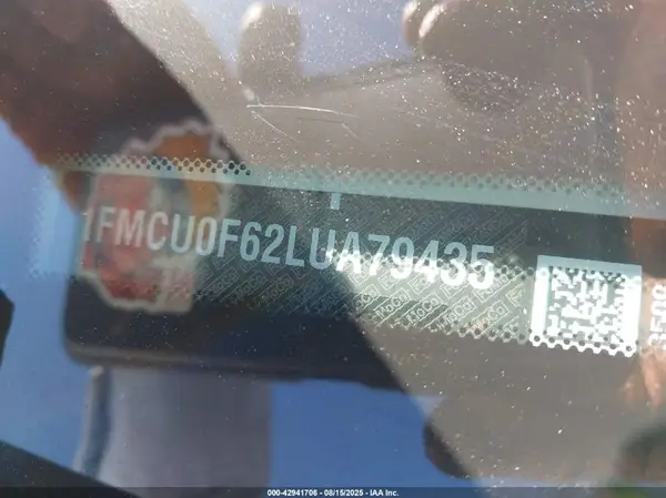 1FMCU0F62LUA79435 2020 FORD ESCAPE - Image 8