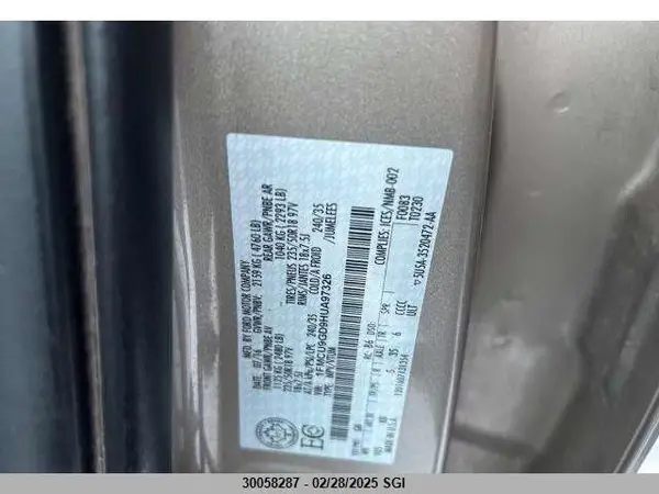 1FMCU9GD9HUA97326 2017 FORD ESCAPE - Image 8
