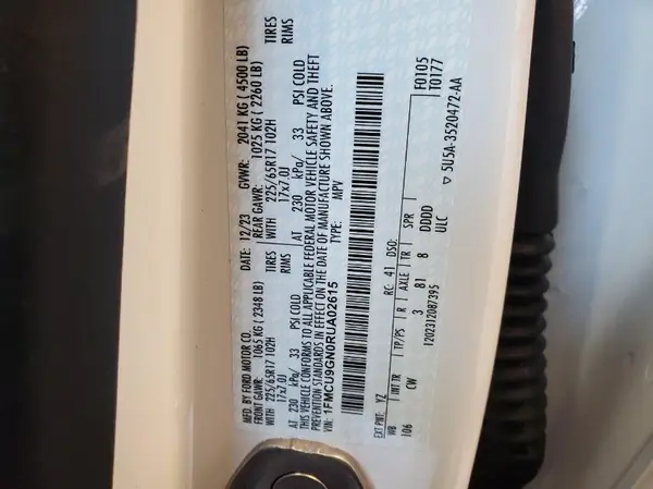 1FMCU9GN0RUA02615 2024 FORD ESCAPE - Image 8