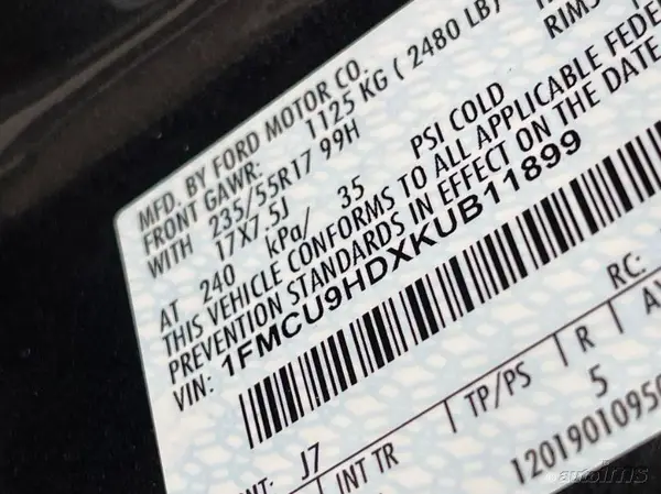 1FMCU9HDXKUB11899 2019 FORD ESCAPE - Image 2