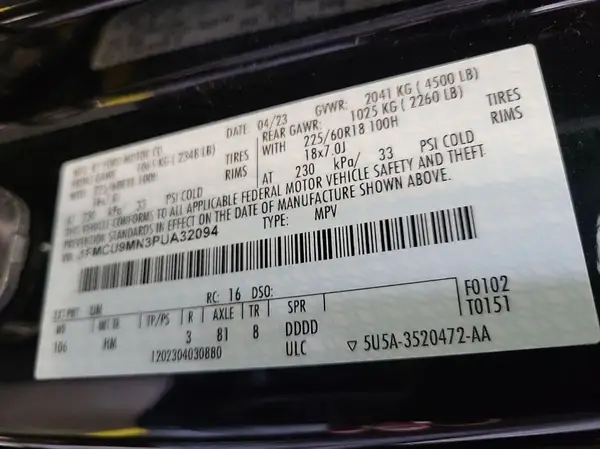 1FMCU9MN3PUA32094 2023 FORD ESCAPE - Image 8