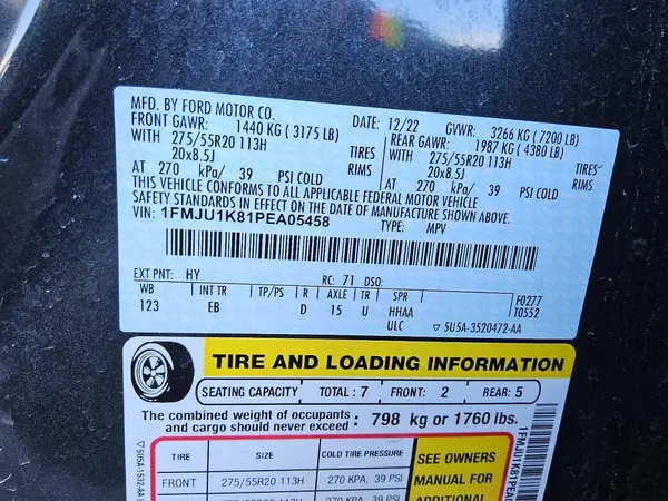 1FMJU1K81PEA05458 2023 FORD EXPEDITION - Image 8