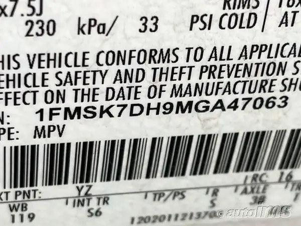 1FMSK7DH9MGA47063 2021 FORD EXPLORER - Image 8