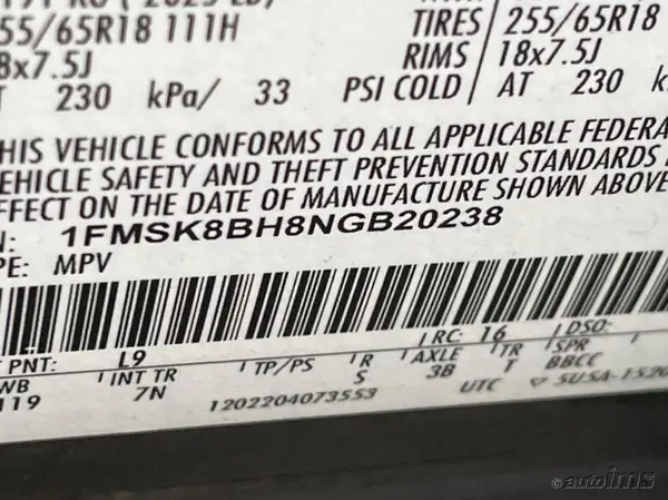 1FMSK8BH8NGB20238 2022 FORD EXPLORER - Image 8