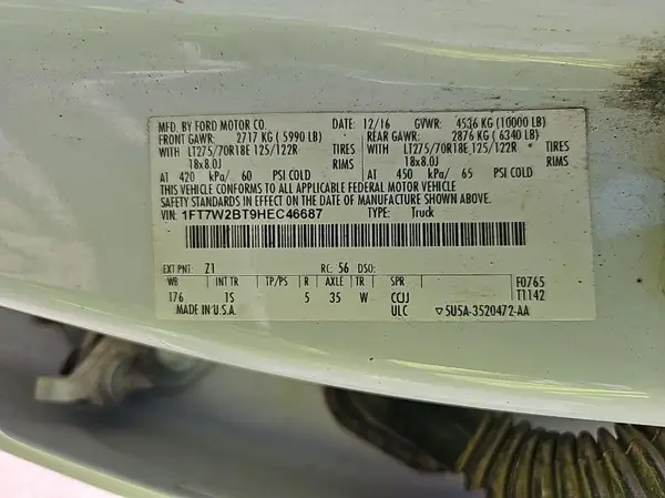 1FT7W2BT9HEC46687 2017 FORD F250 - Image 2