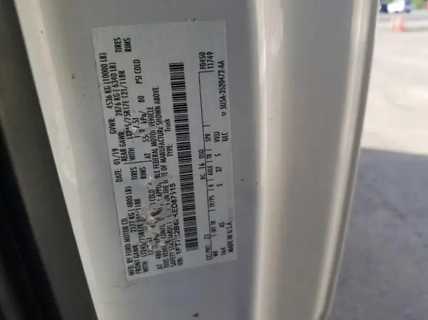 1FT7X2B62KED87115 2019 FORD F250 - Image 2