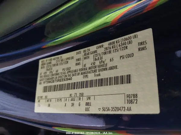 1FT8W2BT5REE93940 2024 FORD F250 - Image 8