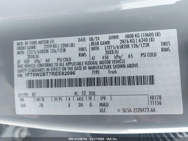 1FT8W2BT7REE82096 2024 FORD F250 - Image 8