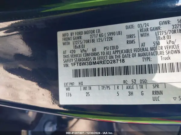 1FT8W3BM4RED28718 2024 FORD F350 - Image 8