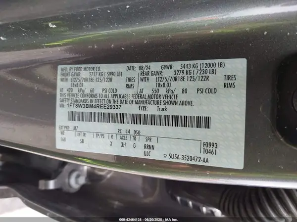 1FT8W3BM4REE29337 2024 FORD F350 - Image 8