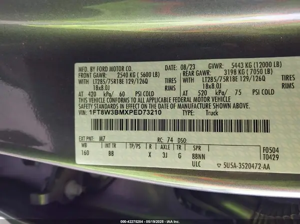 1FT8W3BMXPED73210 2023 FORD F350 - Image 8