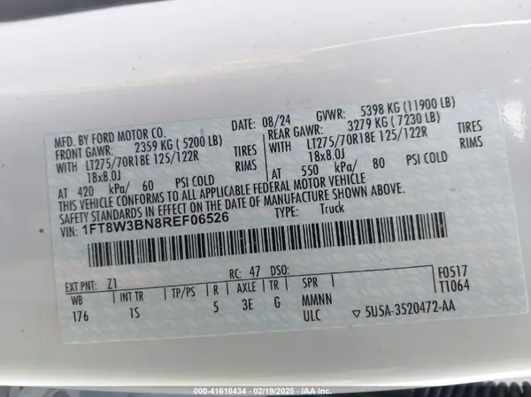 1FT8W3BN8REF06526 2024 FORD F350 - Image 8