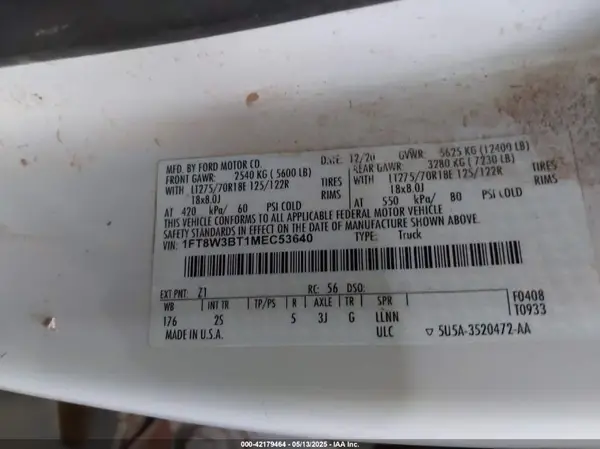 1FT8W3BT1MEC53640 2021 FORD F350 - Image 8
