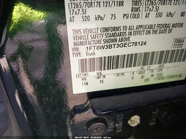 1FT8W3BT3GEC78124 2016 FORD F350 - Image 8