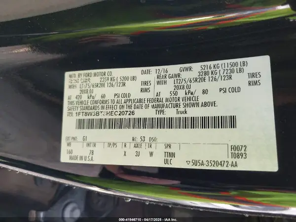 1FT8W3BT3HEC20726 2017 FORD F350 - Image 8