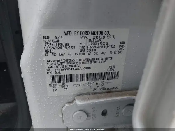 1FT8W3BT4GEA10988 2016 FORD F350 - Image 8