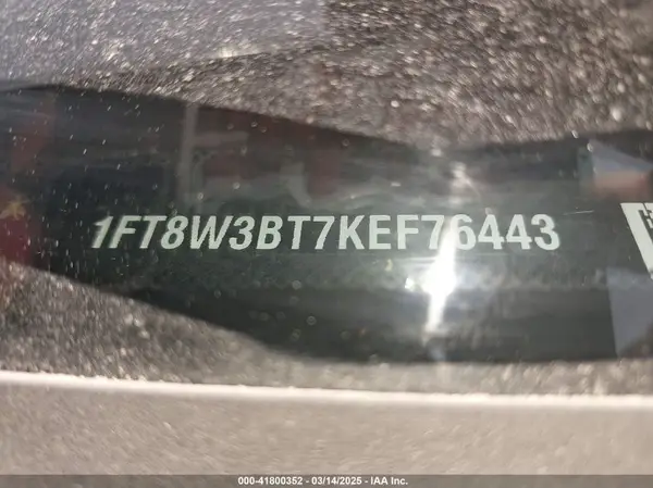1FT8W3BT7KEF76443 2019 FORD F350 - Image 8