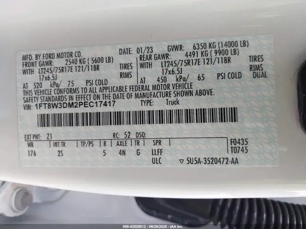 1FT8W3DM2PEC17417 2023 FORD F350 - Image 8