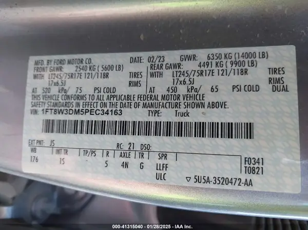 1FT8W3DM5PEC34163 2023 FORD F350 - Image 8