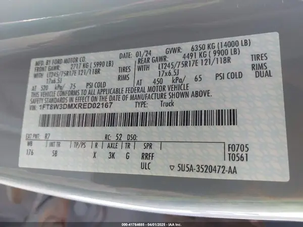 1FT8W3DMXRED02167 2024 FORD F350 - Image 8