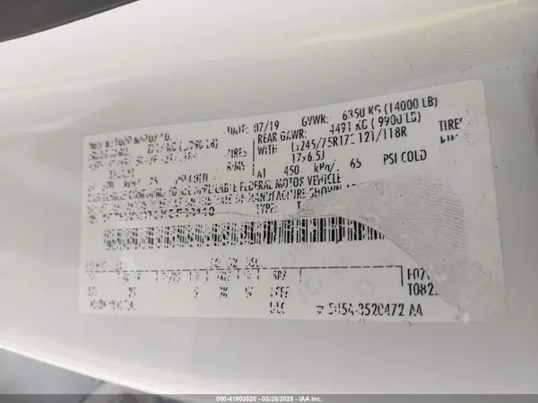 1FT8W3DT0KEF88110 2019 FORD F350 - Image 8