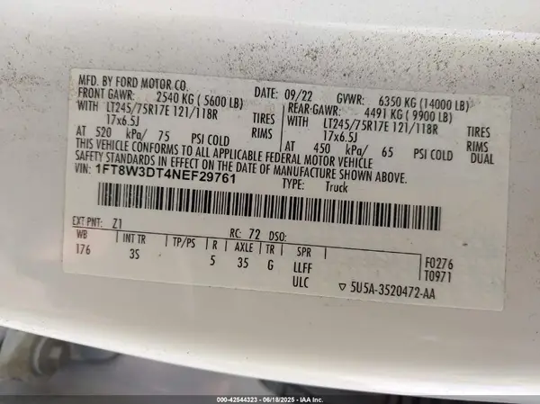 1FT8W3DT4NEF29761 2022 FORD F350 - Image 8