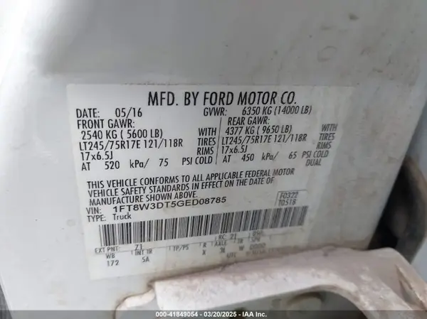 1FT8W3DT5GED08785 2016 FORD F350 - Image 8