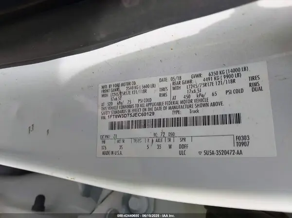 1FT8W3DT5JEC6012 2018 FORD F350 - Image 8