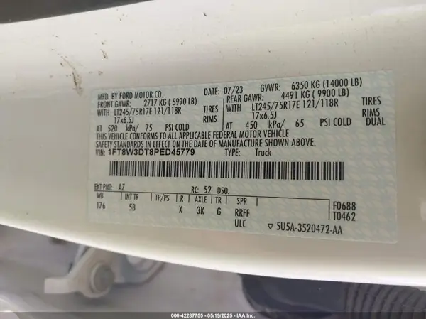 1FT8W3DT8PED45779 2023 FORD F350 - Image 8