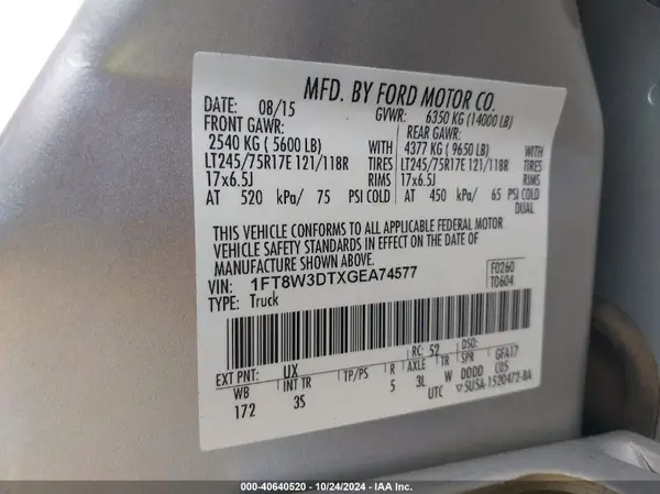 1FT8W3DTXGEA74577 2016 FORD F350 - Image 8