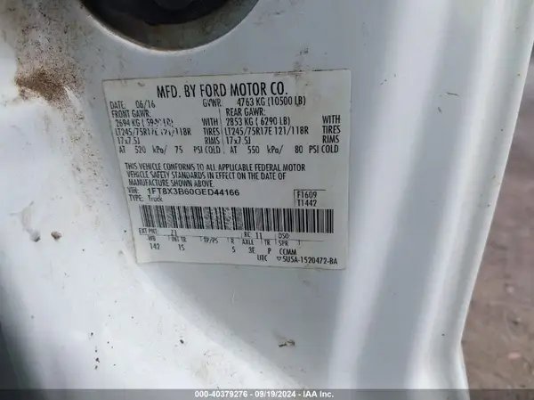 1FT8X3B60GED44166 2016 FORD F350 - Image 8
