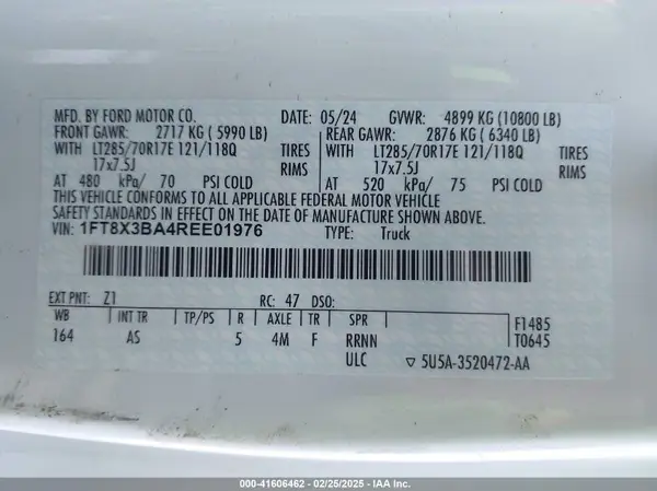 1FT8X3BA4REE01976 2024 FORD F350 - Image 8