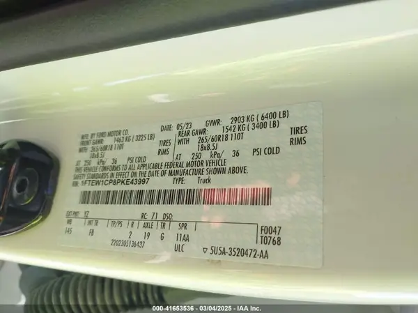 1FTEW1CP8PKE43997 2023 FORD F-150 - Image 8
