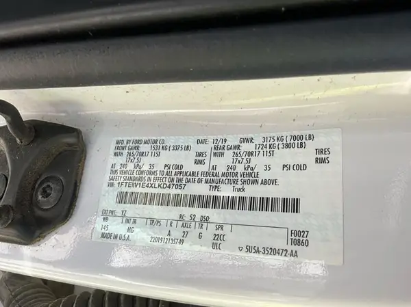 1FTEW1E4XLKD47057 2020 FORD F-150 - Image 8