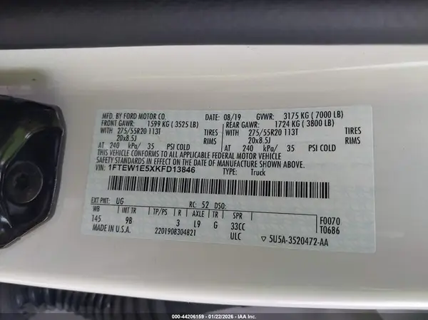1FTEW1E5XKFD13846 2019 FORD F-150 - Image 8