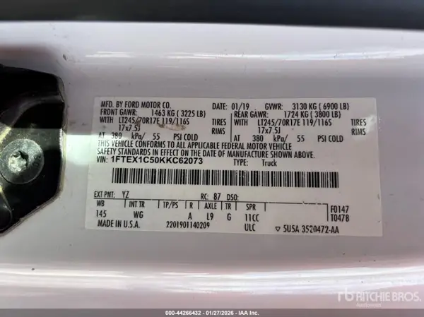 1FTEX1C50KKC62073 2019 FORD F-150 - Image 3