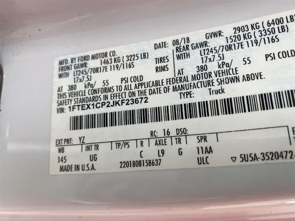 1FTEX1CP2JKF23672 2018 FORD F-150 - Image 2